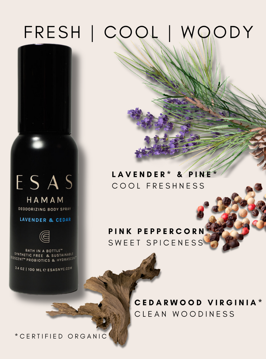 Lavender & Cedar Hamam Deo Body Spray
