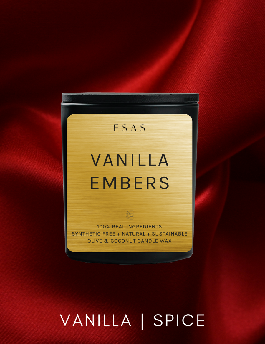 Vanilla Embers Candle - Pre-Order for April 19th Ship Date