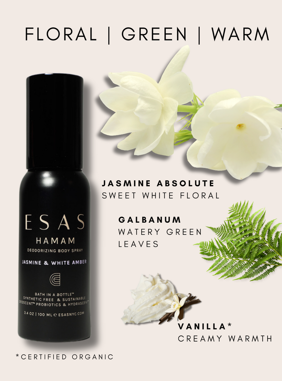 Jasmine & White Amber Hamam Deo Body Spray