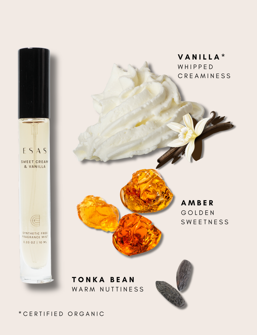 Sweet Cream & Vanilla Fragrance – Esas Beauty