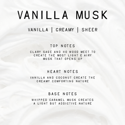 Vanilla Musk Fragrance – 0.33 oz