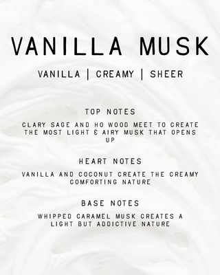 Vanilla Musk Fragrance