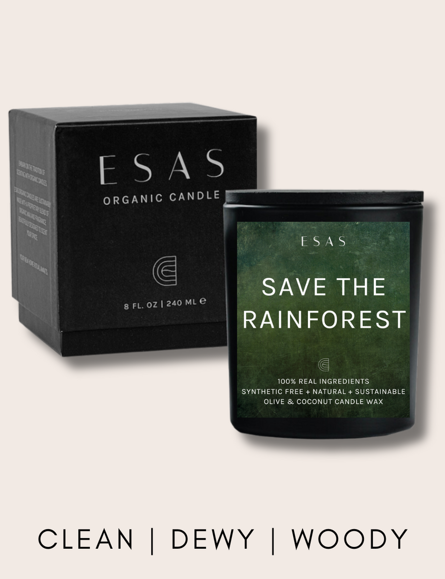 Save the Rainforest Candle