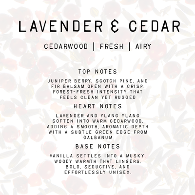 Lavender & Cedar Fragrance – 0.33 oz
