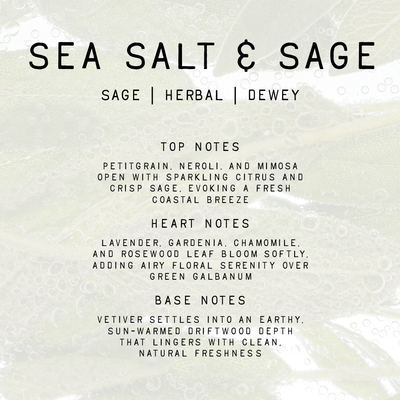 Sea Salt & Sage Fragrance – 0.33 oz