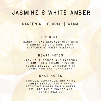 Jasmine & White Amber Fragrance – 0.33 oz
