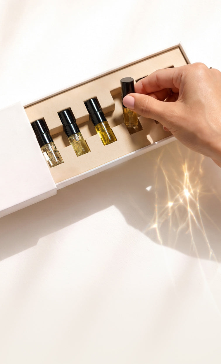 An ESAS Fragrance Discovery Set with six 1.5 mL sample vials