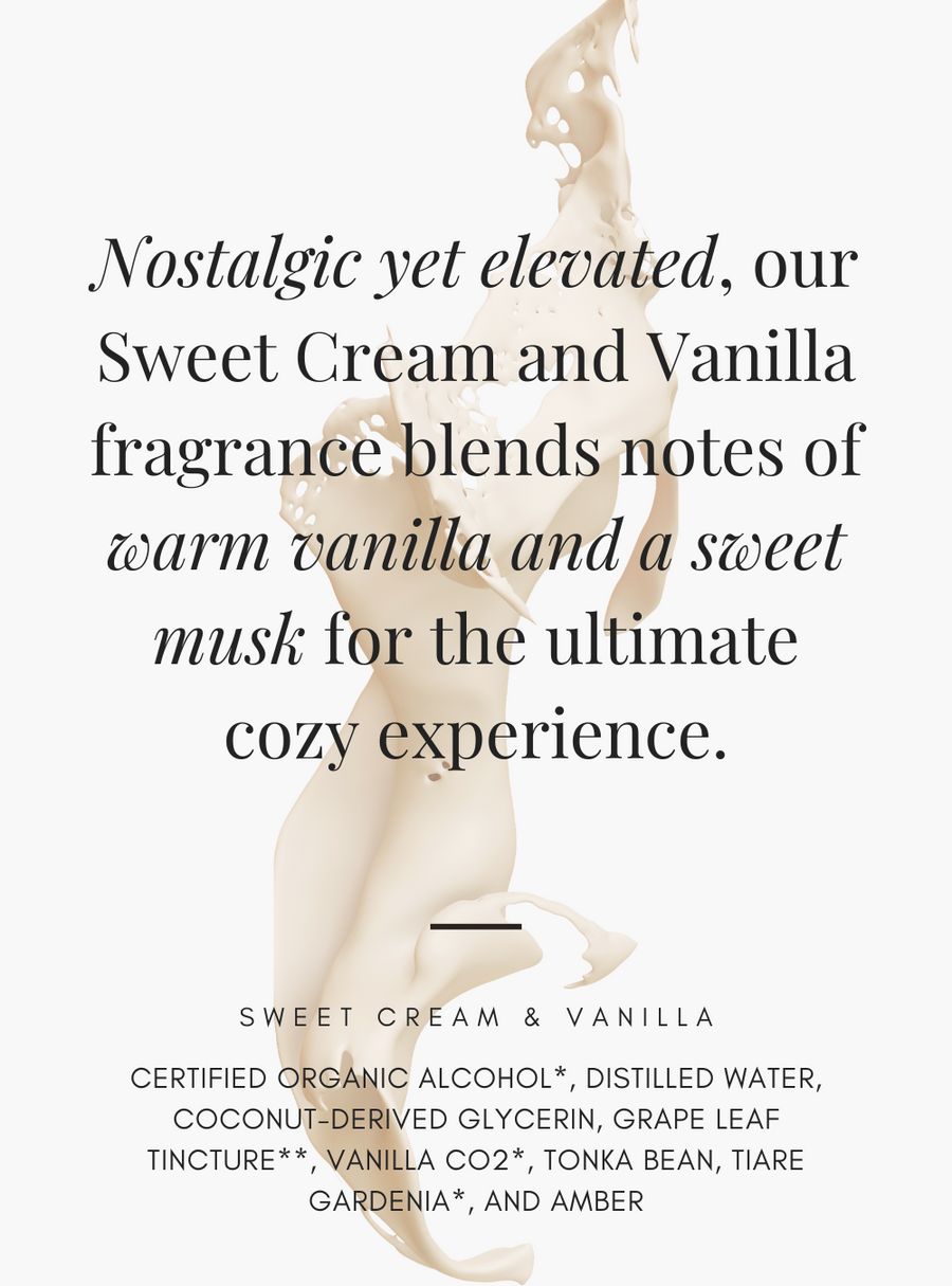 Sweet Cream & Vanilla Fragrance