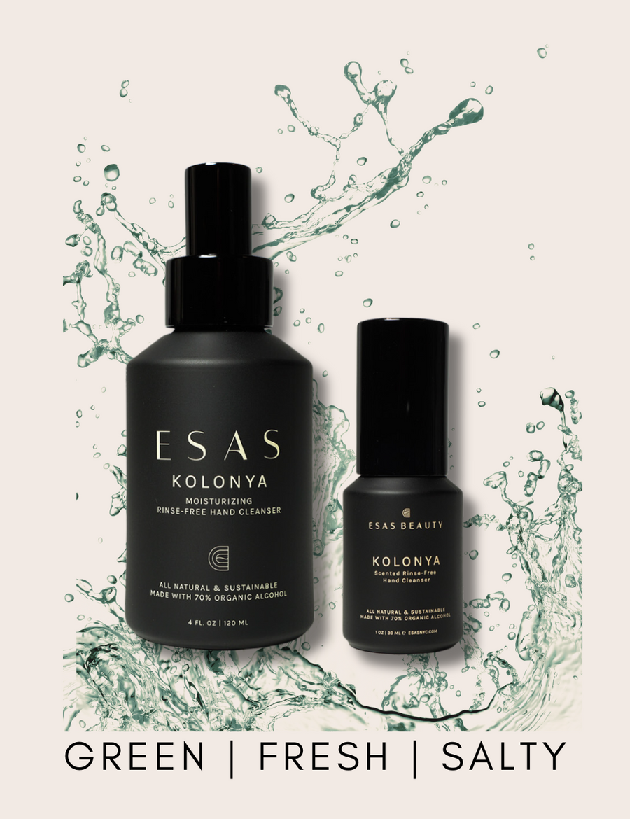 Sea Salt & Sage Kolonya Hand Cleanser Duo