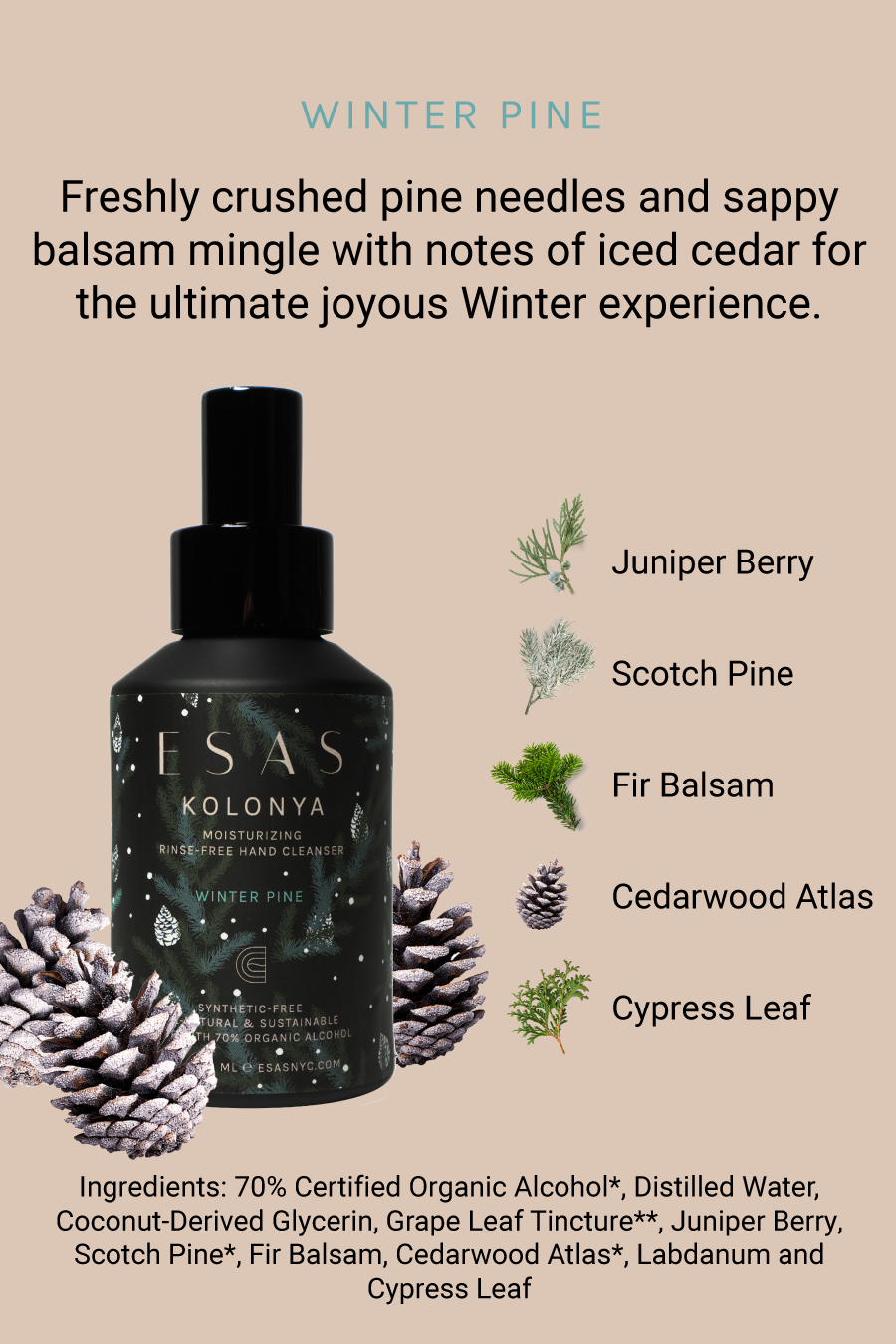 Winter Pine Candle